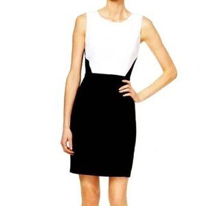 Mango Suit Black & White shift dress